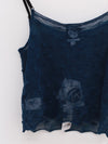 YANYAN KNITS 25 Spring/Summer BORLOR Camisole/Woven Lined Mini Skirt YYK-YYW25-0082-ZQ Navy Top YYW25-0081